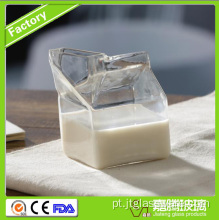 Caixa de leite de vidro com design exclusivo feito à mão grátis